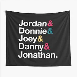 NKOTB Name and Style Tapestry