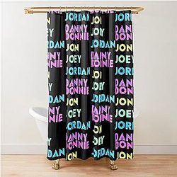 NKOTB Bling Name Shower Curtain
