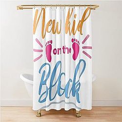 The New Logo Band On Kids Shower Curtain