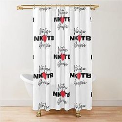 Vintage NKOTB Groupie Shower Curtain