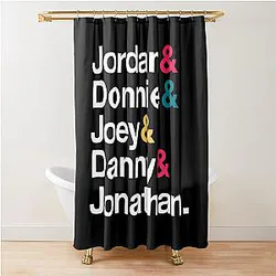 NKOTB Name Shower Curtain
