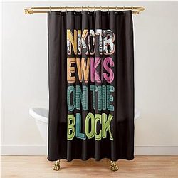 New Kids on the Block Music Gift For Men Women Shower Curtain