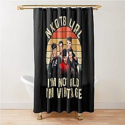 New Kids Girl Vintage Shower Curtain