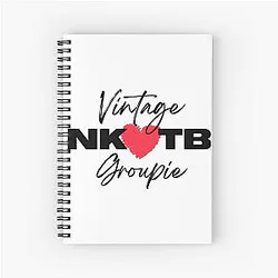 Vintage NKOTB Groupie Spiral Notebook