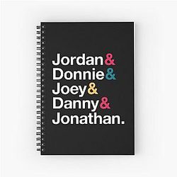 NKOTB Name Style Spiral Notebook