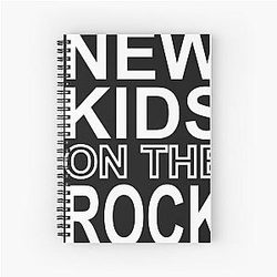 New Kids on the Rock Spiral Notebook