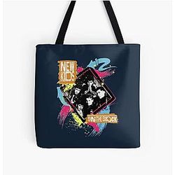 New Kids On The Block Mens All Over Print Tote Bag
