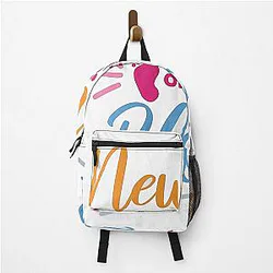 The new logo of special band on kids backpack