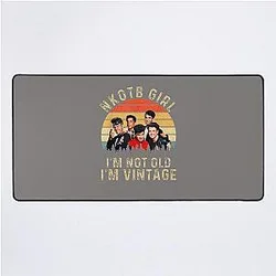Retro NKOTB Girl I'm Not Old I'm Vintage T-Shirt Desk Mat