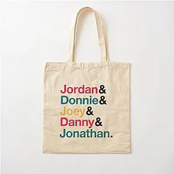 NKOTB Name and Style Cotton Tote Bag