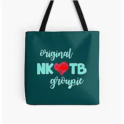 Fun Man Nkotb Kids New On Blue Awesome Shirt For Music Fans All Over Print Tote Bag