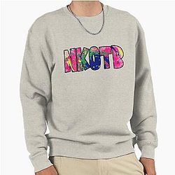 New Kids on the Block Neon Splatter Pullover Sweatshirt