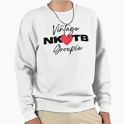 Vintage NKOTB Groupie Love Pullover Sweatshirt