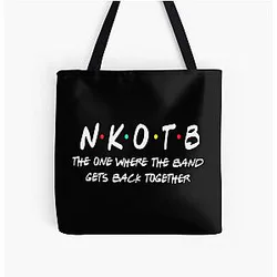 NKOTB The One Where the Band Gets Back Together All Over Print Tote Bag