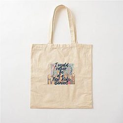 I Would Rather Be at a New Kids on Tour Cotton Tote Bag