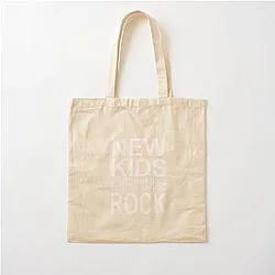 New Kids on the White Cotton Tote Bag