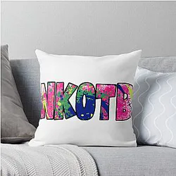 New Kids on the Block - Neon Throw Pillow