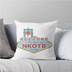 NKOTB Las Vegas Throw Pillow