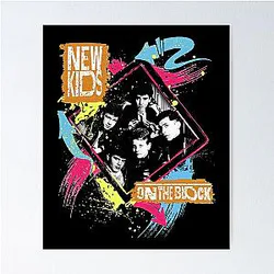 New Kids On The Block Men's Poster