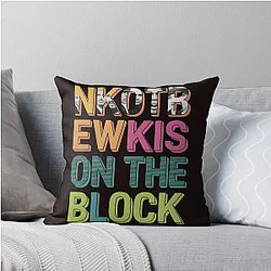 New Kids on the Block Music Gift for Men Women Throw Pillow