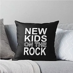 New kids on the White Throw Pillow