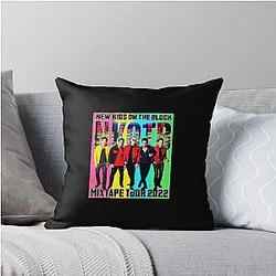 NEW kids on the block MIXTAPE summer TOUR Essential T-Shirt Throw Pillow