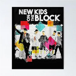New Kids Girl Vintage Poster