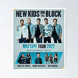 NKOTB Tour 2022 Poster