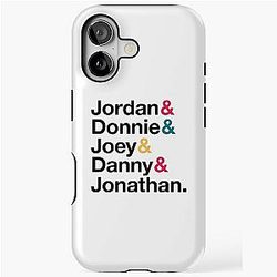 NKOTB Names and Style iPhone Tough Case