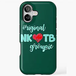 Funny Man Nkotb Kids on The Blocks Blue iPhone Case for Music Fans