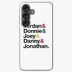 NKOTB Names and Style Fitted Samsung Galaxy Soft Case