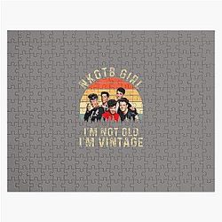 Retro NKOTB Girl I'm Vintage T-Shirt Jigsaw Puzzle