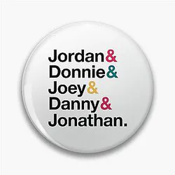 NKOTB Names & Style Pin