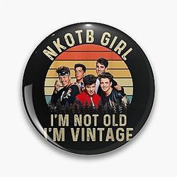 New Kids On Old I'm Vintage Pin