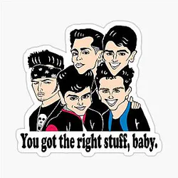 New Kids on the Block Fan Art Sticker