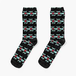 Funny Man Kids New Button Down Blue Awesome Shirt For Music Fans Socks
