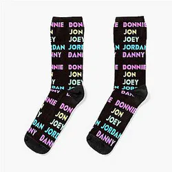 New Kids on the Block Bling Name Socks