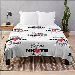Vintage NKOTB Groupie Throw Blanket