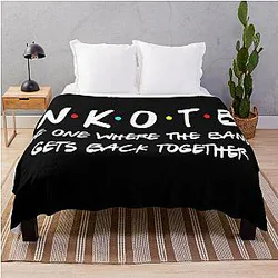 NKOTB The One Where the Band Gets Back Together Throw Blanket