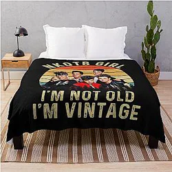 New Kids I'm Vintage Throw Blanket