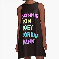 New Kids On The Block Bling A-Line Dress