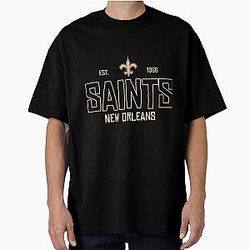 Art New Orleans Saints Oversized T-Shirt