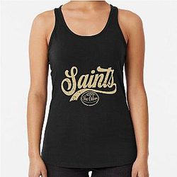 Art New Orleans Saints Racerback Tank Top
