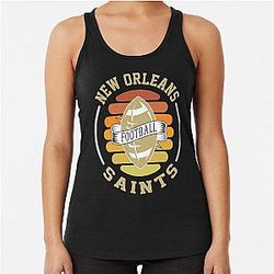 Art New Orleans Saints Racerback Tank Top