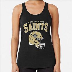 Art Louisiana Saints Racerback Tank Top