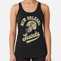 Art New Orleans Saints Racerback Tank Top