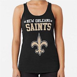 Art New Orleans Saints Racerback Tank