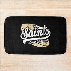 Art for New Orleans Saints Bath Mat
