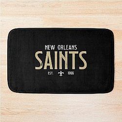 Art New Orleans Saints Bath Mat