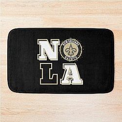 Art New Orleans Saints Bath Mat
